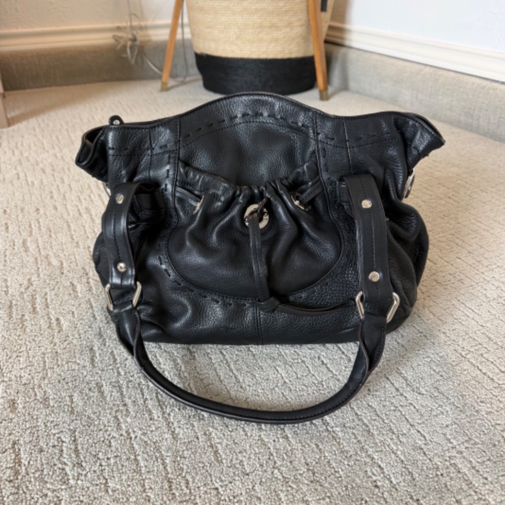 Like New: B. Makowsky Leather Handbag Purse